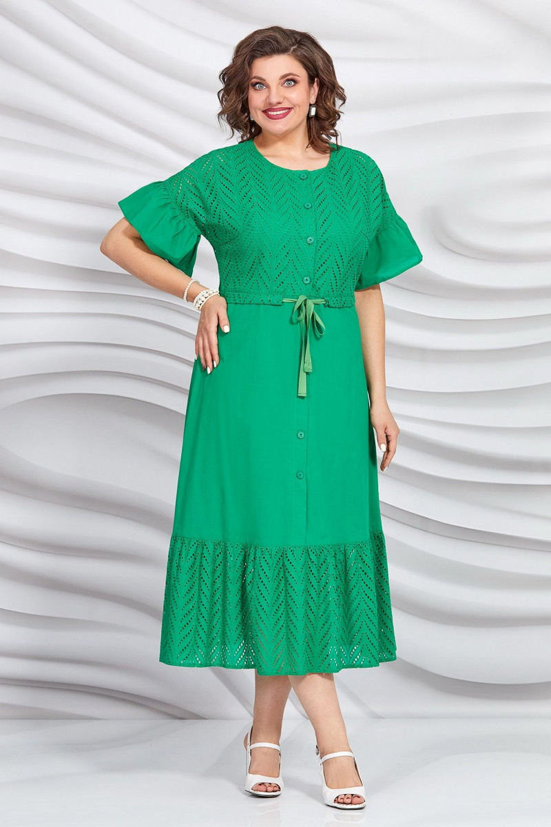 Платья Mira Fashion 5421-2 зеленый