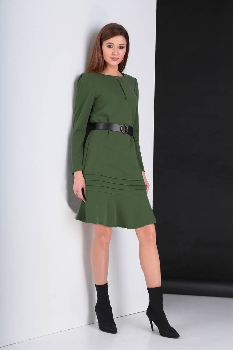 Платья Viola Style 0926 зеленый