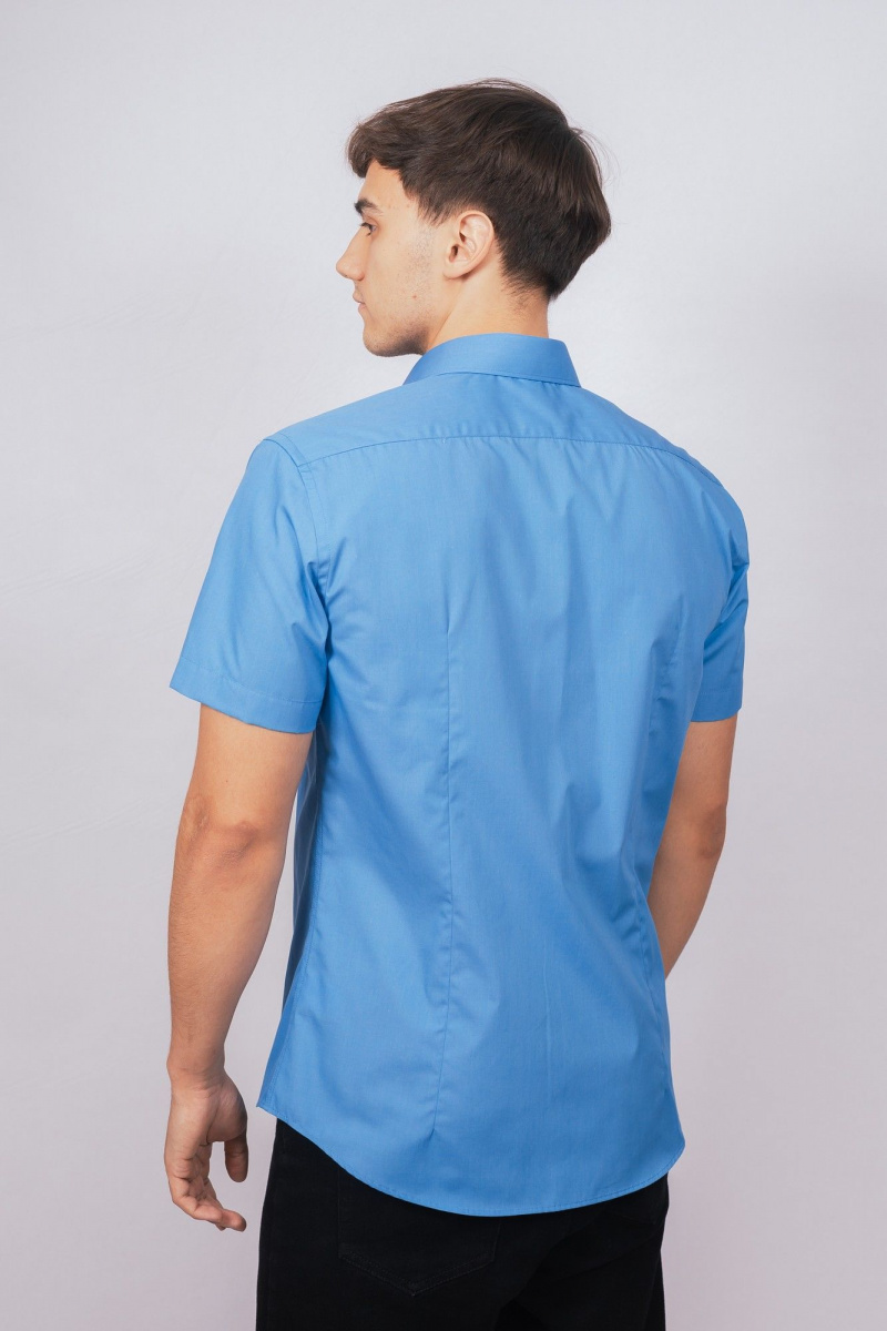 Рубашки с коротким рукавом Nadex 01-088721/204-24 светло-джинсовый