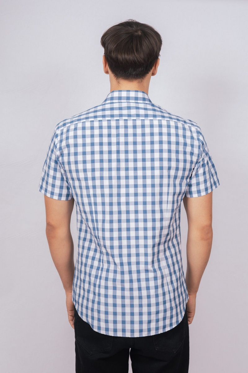 Рубашки с коротким рукавом Nadex 01-088721/404-24 бело-синий