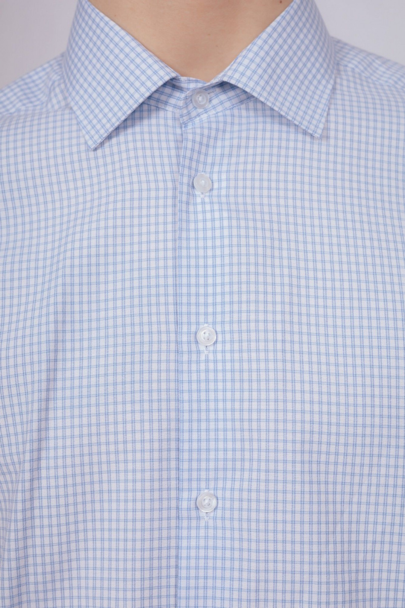 Рубашки с коротким рукавом Nadex 01-088721/404-24 голубо-белый