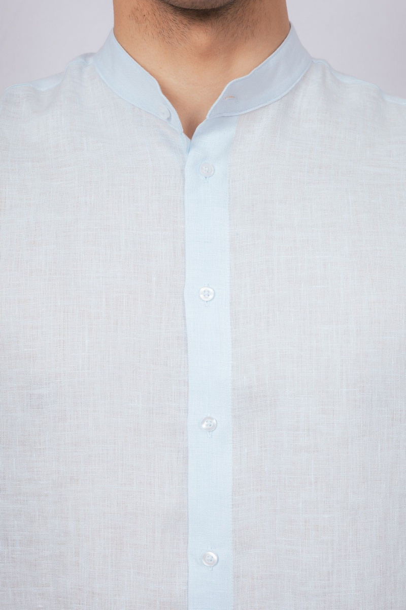 Рубашки с коротким рукавом Nadex 01-090022/210-24 светло-голубой