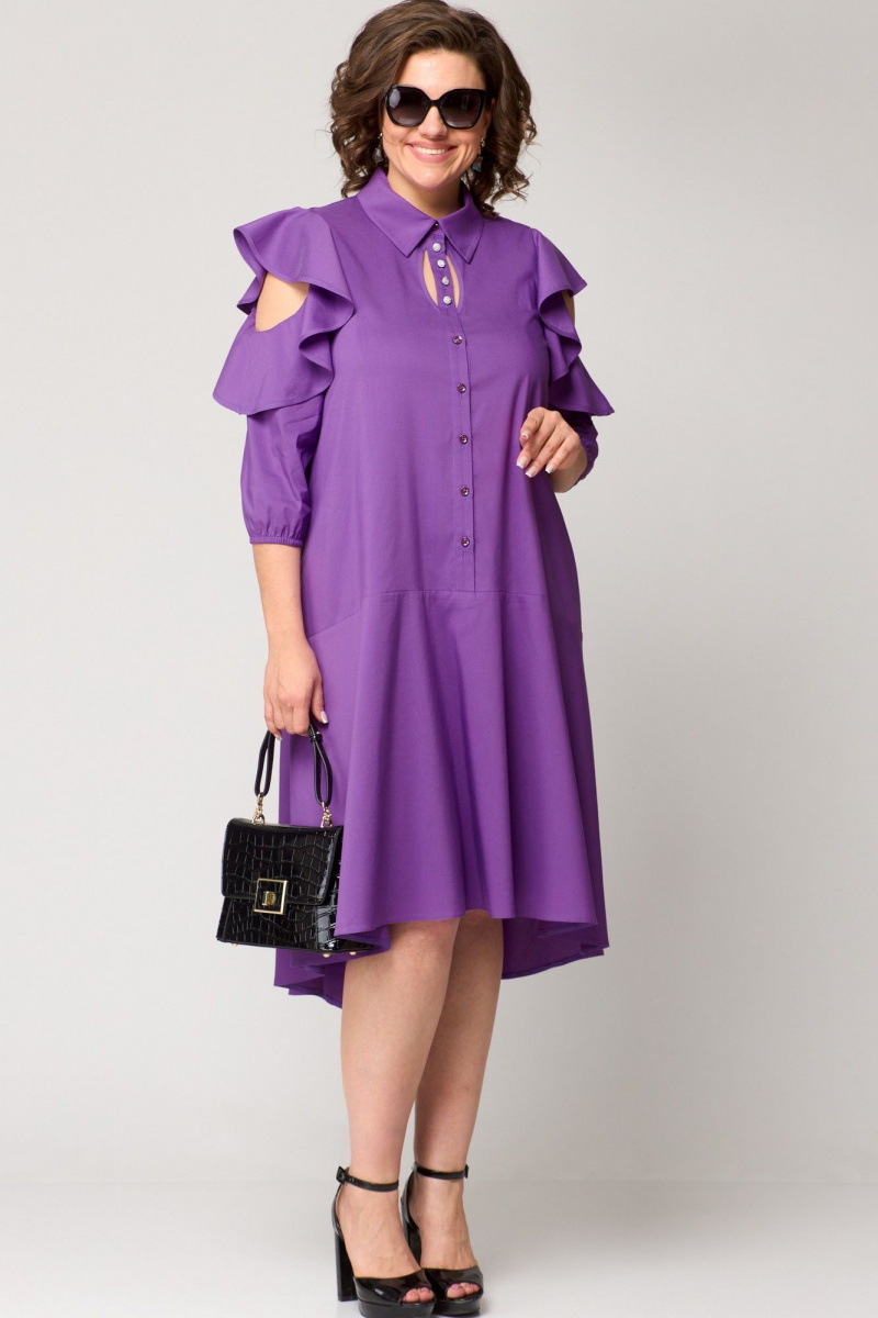 Платья EVA GRANT 7299 фиолетовый