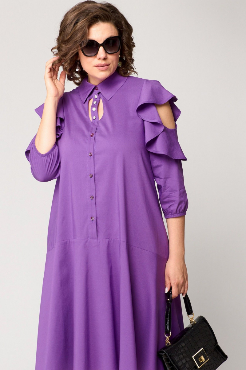 Платья EVA GRANT 7299 фиолетовый
