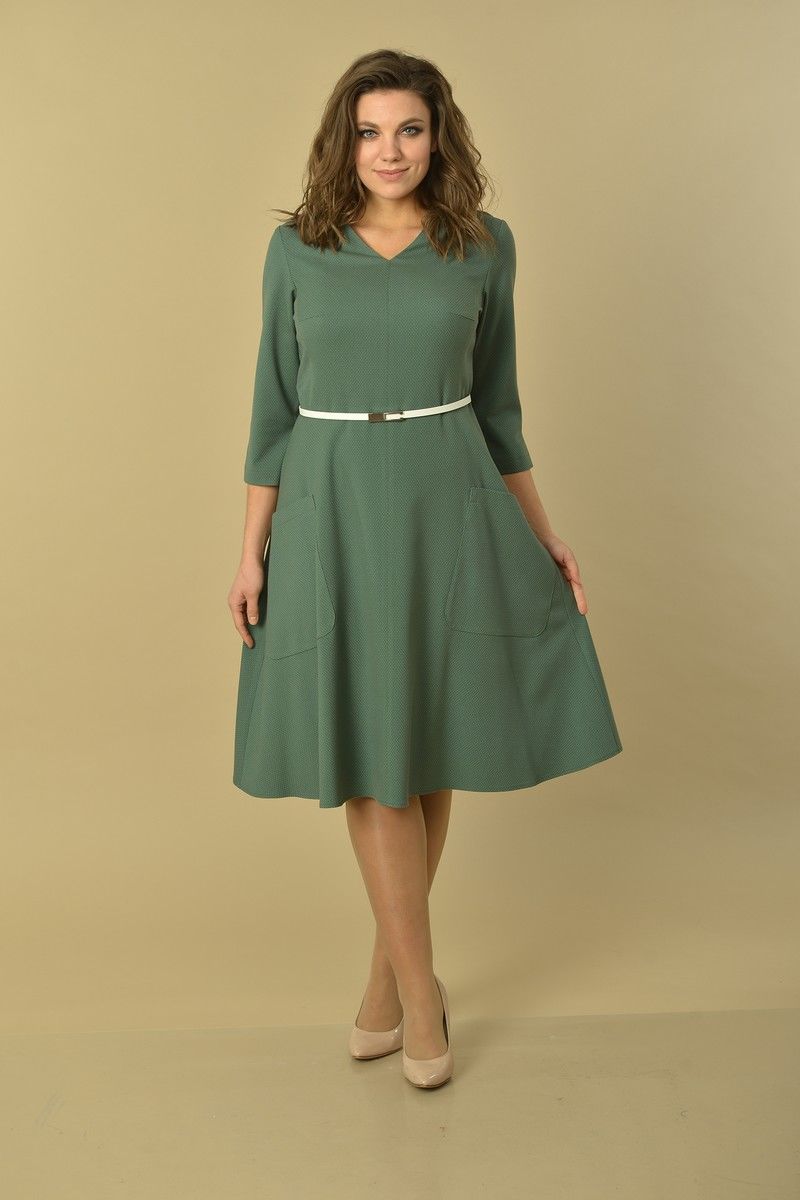 Платья Lady Style Classic 1943/2 зеленый