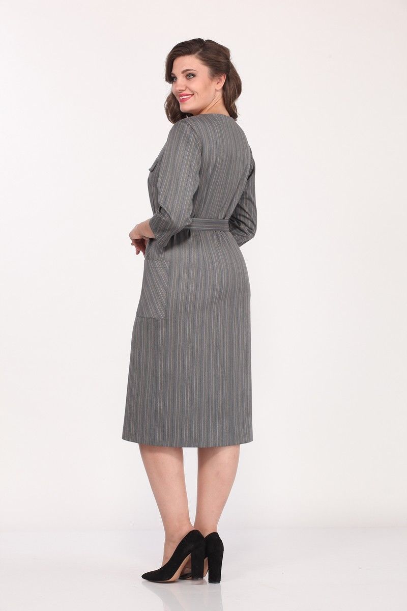 Платье Lady Style Classic 1175/2 серый