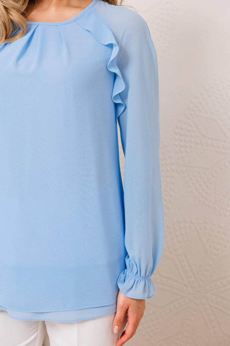 Блузы Мода Юрс 2694b голубой