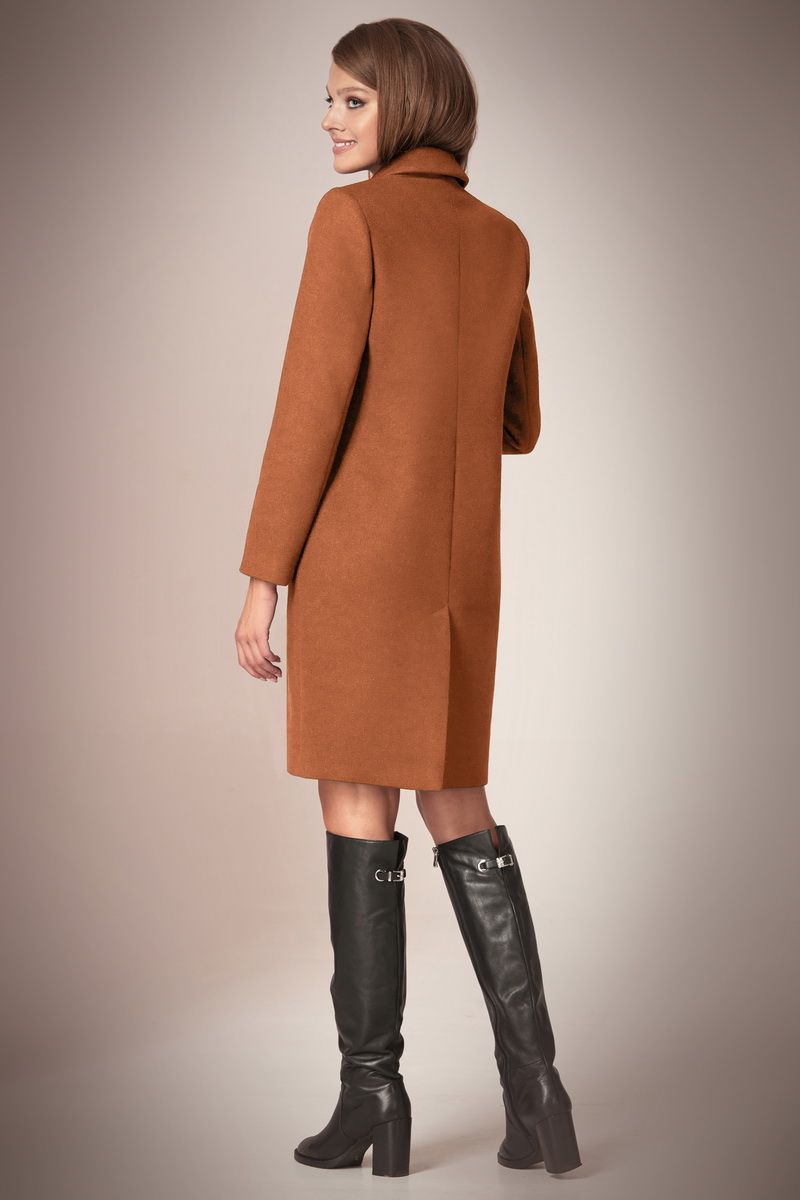 Женское пальто Andrea Fashion AF-56 карамель
