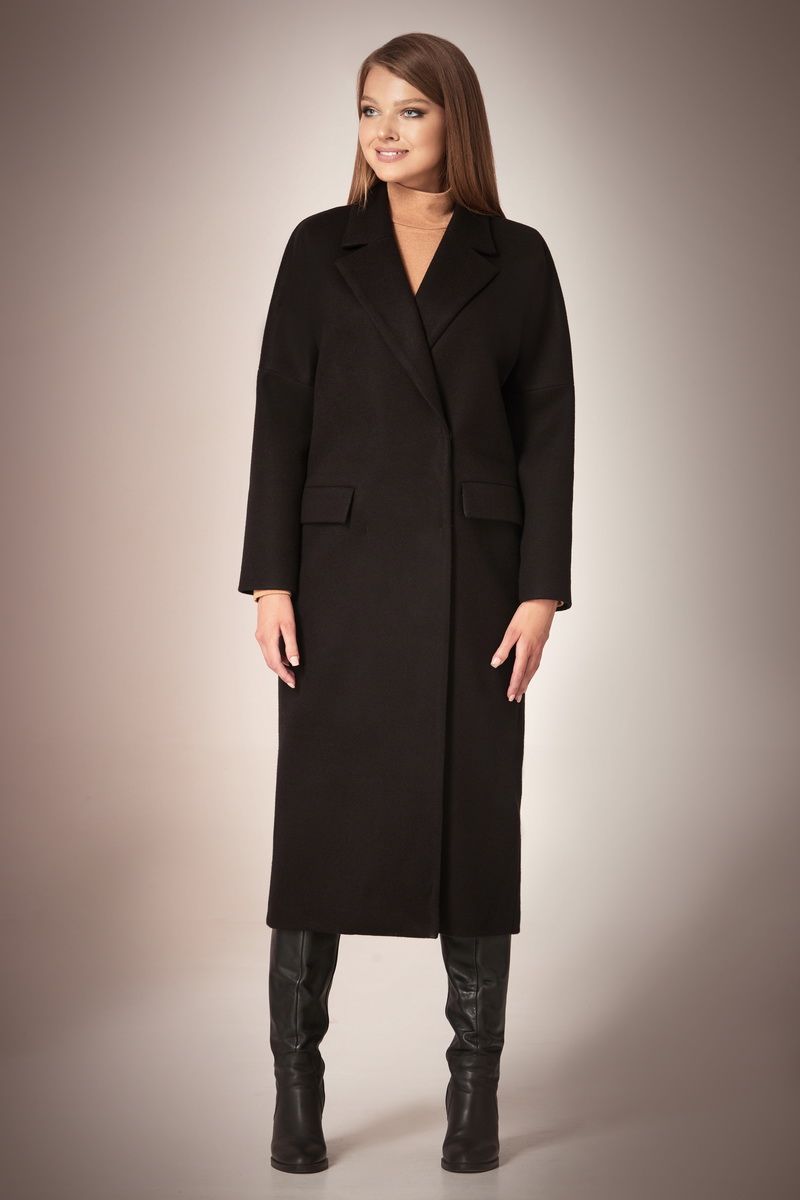 Женское пальто Andrea Fashion AF-58 черный