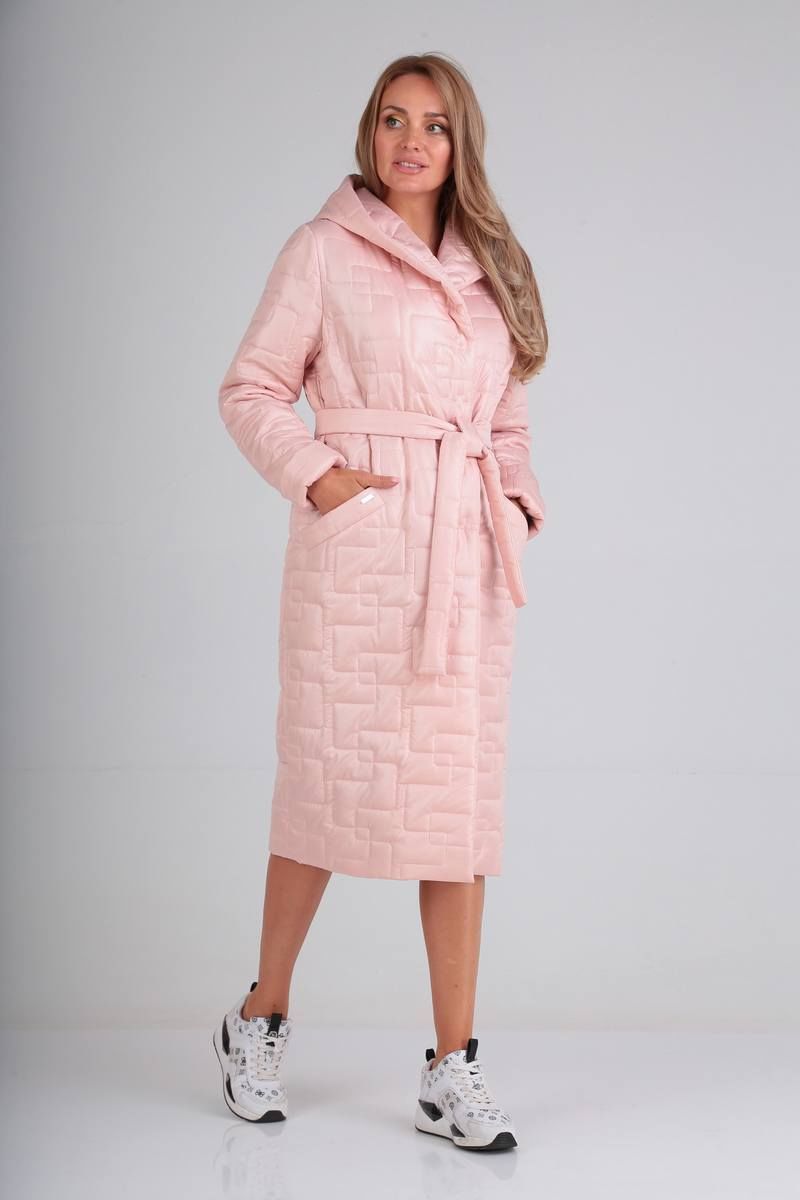 Женское пальто Диомант 1549 розовый