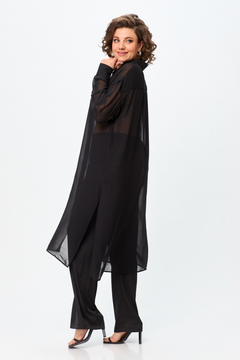 Рубашки Avenue Fashion 0315-2 черный+синий_дизайн