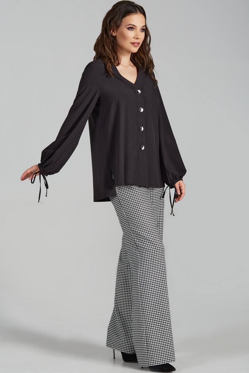 Блузы Teffi Style L-1355 черный