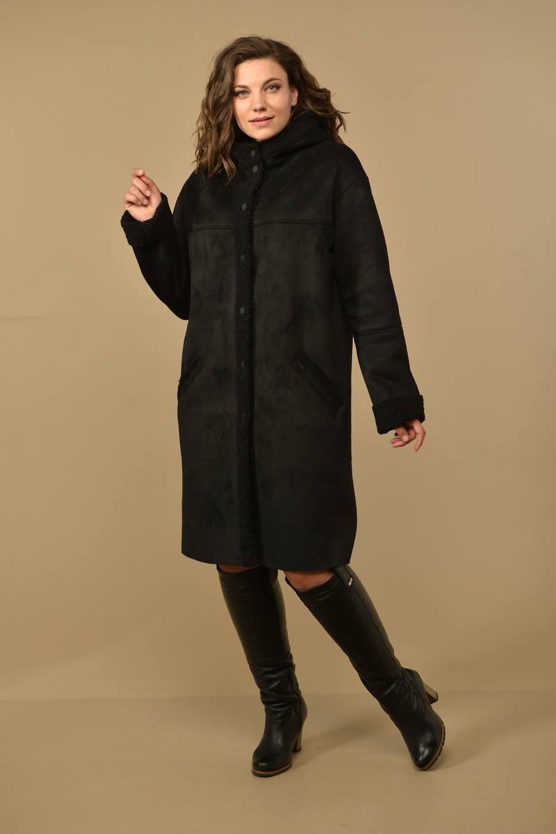 Женское пальто Диомант 1535 черный