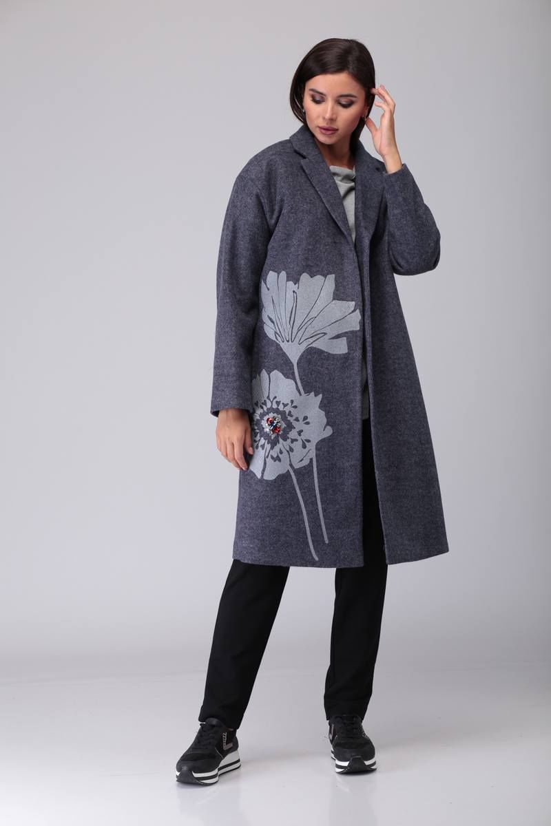Женское пальто TAiER 875 серый