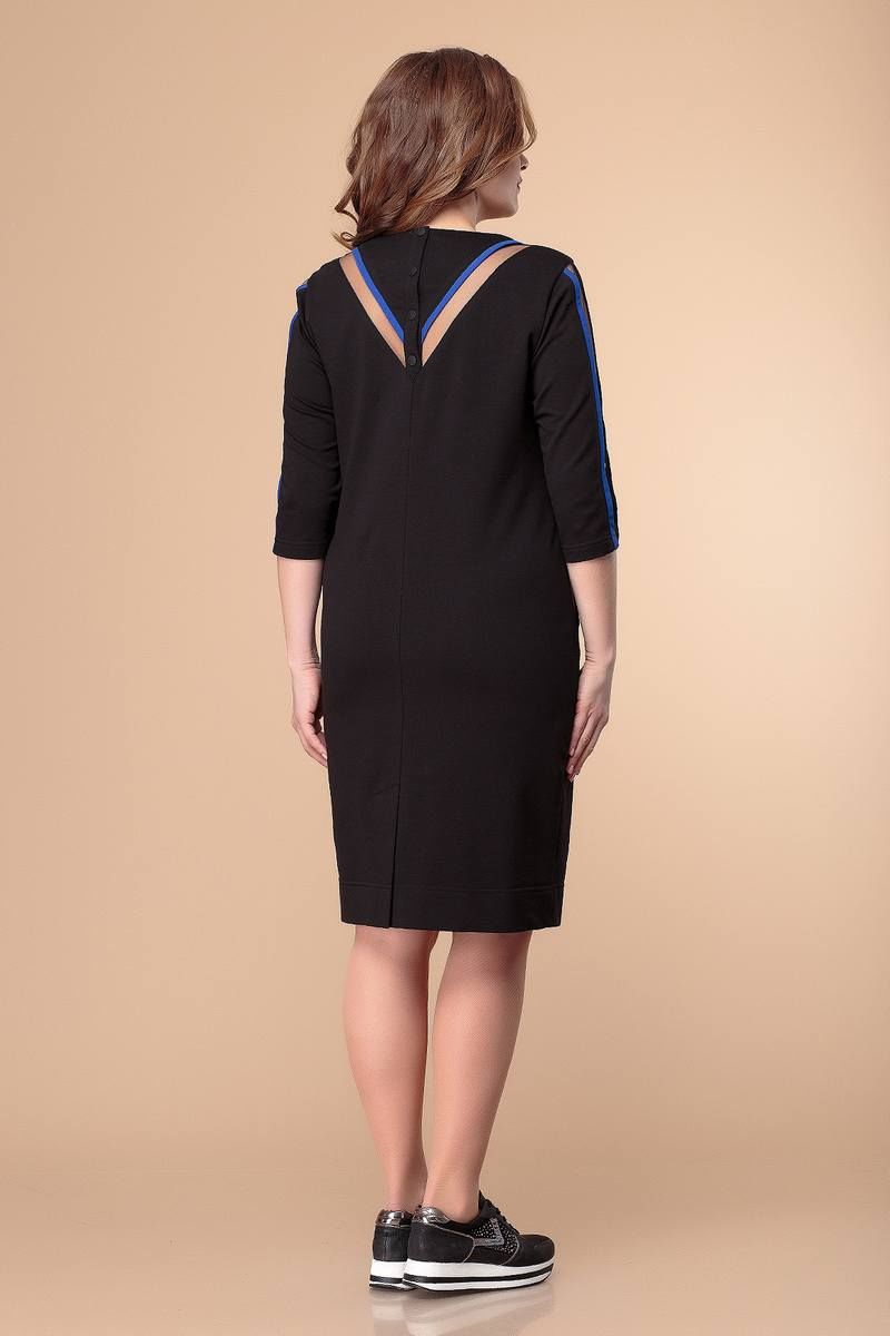 Платье Romanovich Style 1-1936 черный/синий