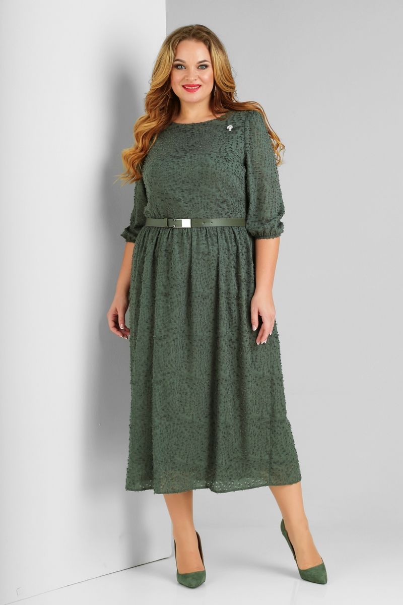 Платье Милора-стиль 803 зеленый