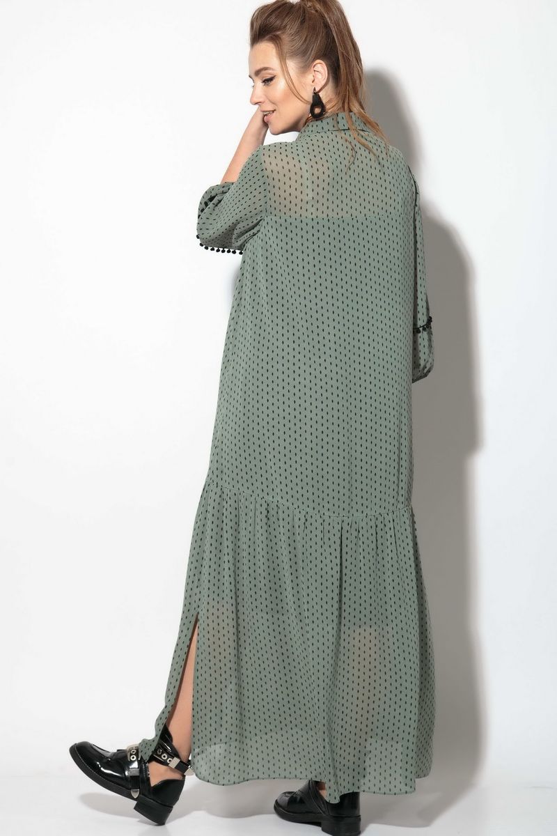 Платье SOVA 11097 зеленый