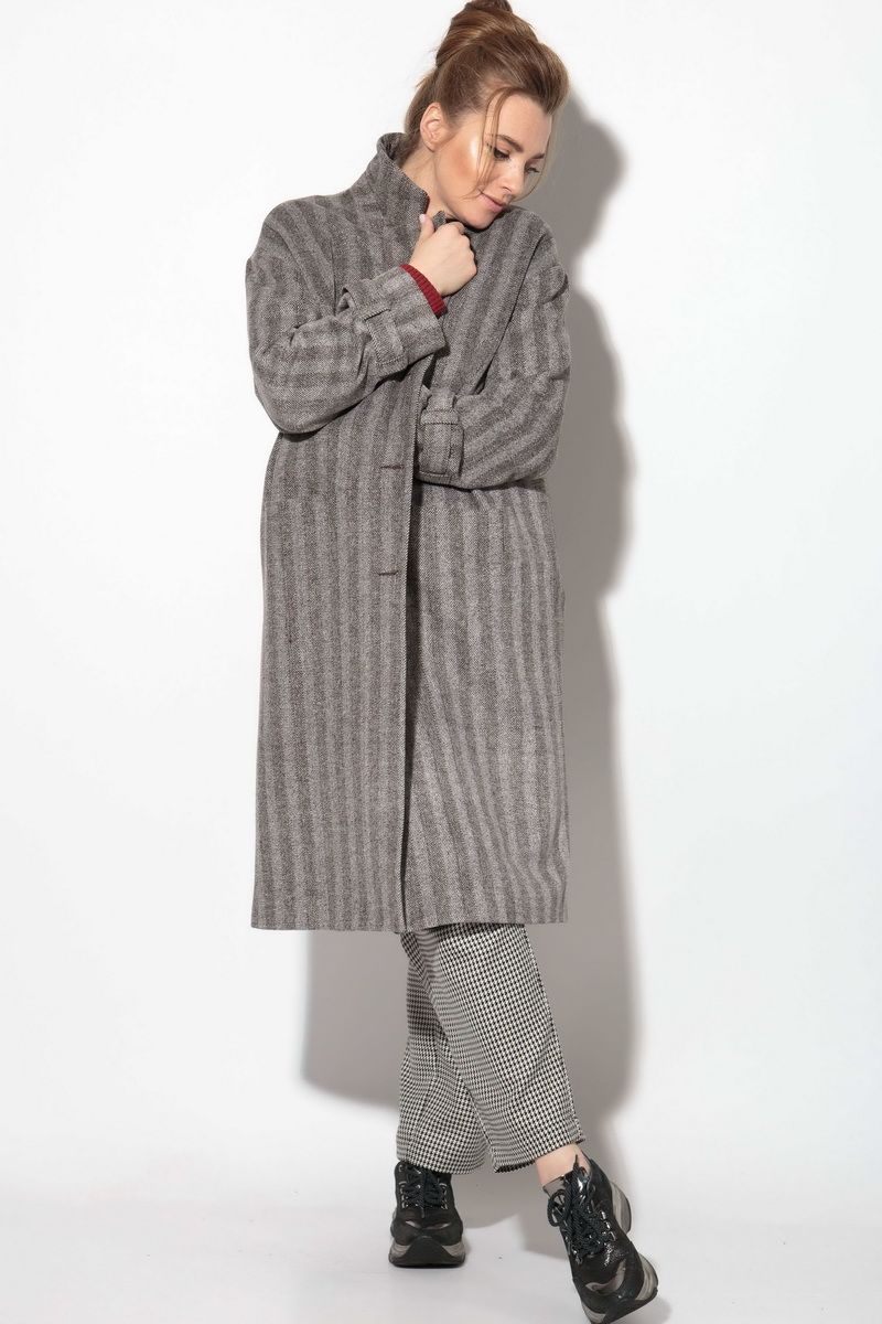 Женское пальто SOVA 11103 серый