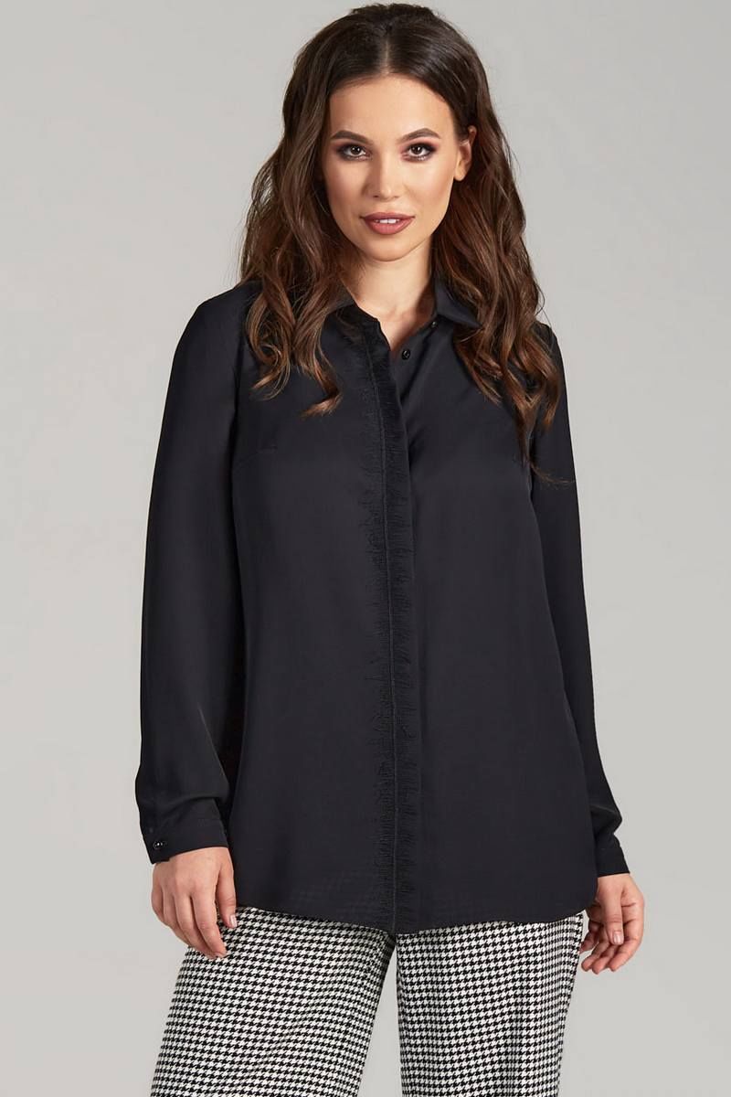 Блузы Teffi Style L-1479 черный