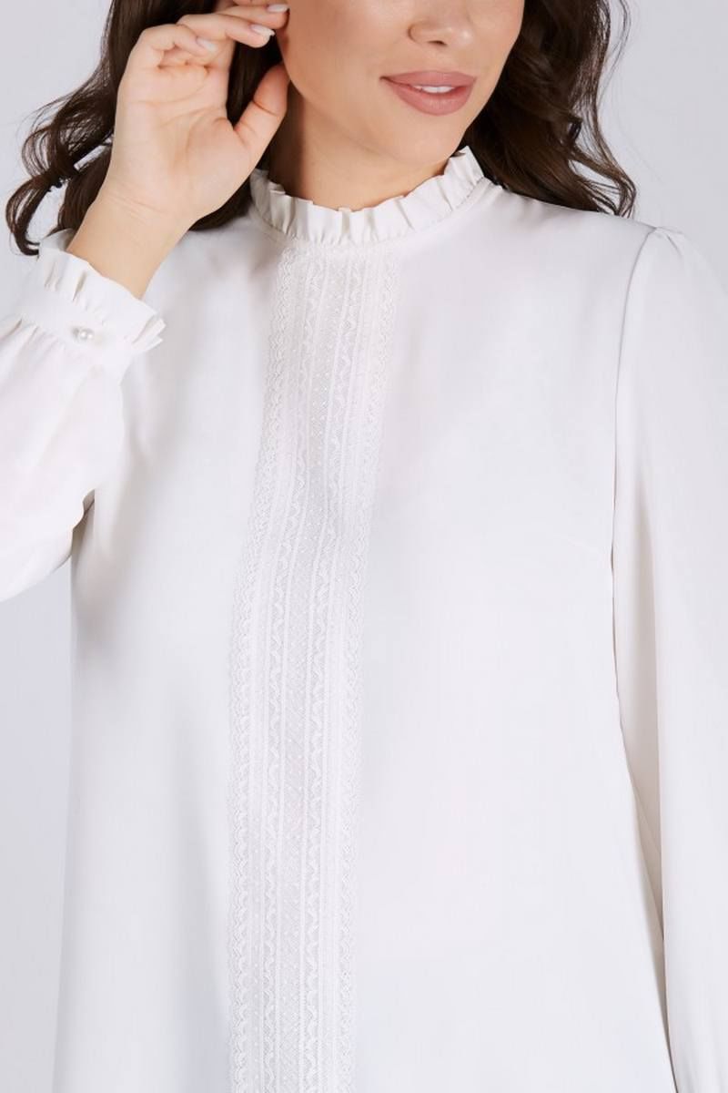 Блузы Teffi Style L-1480 молочный