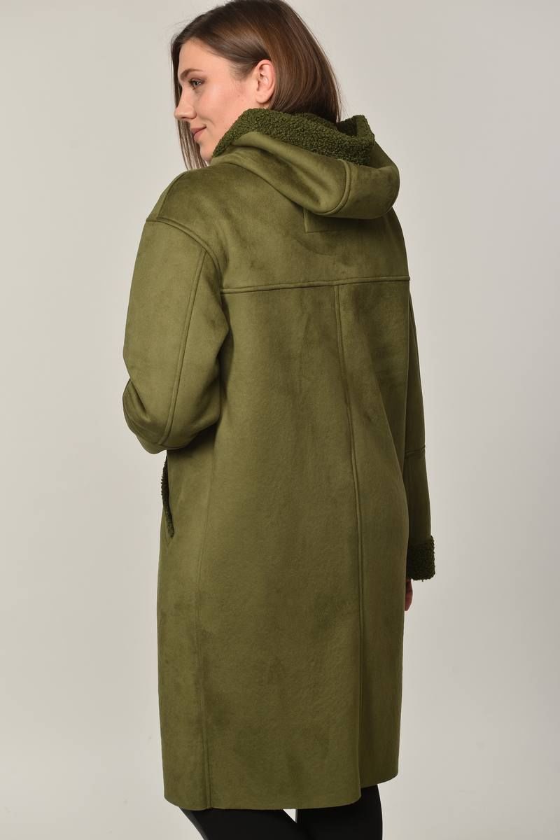 Женское пальто Диомант 1535 олива
