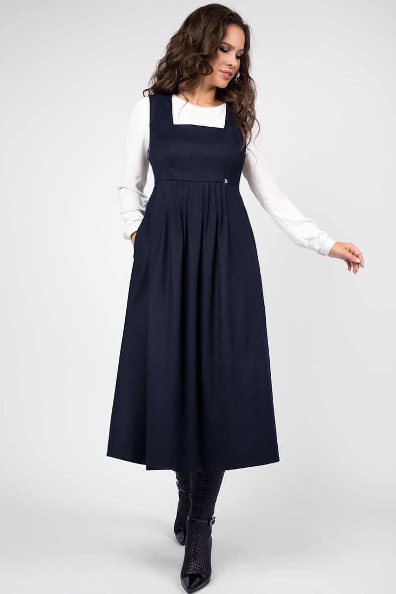Платье Teffi Style L-1466 синий