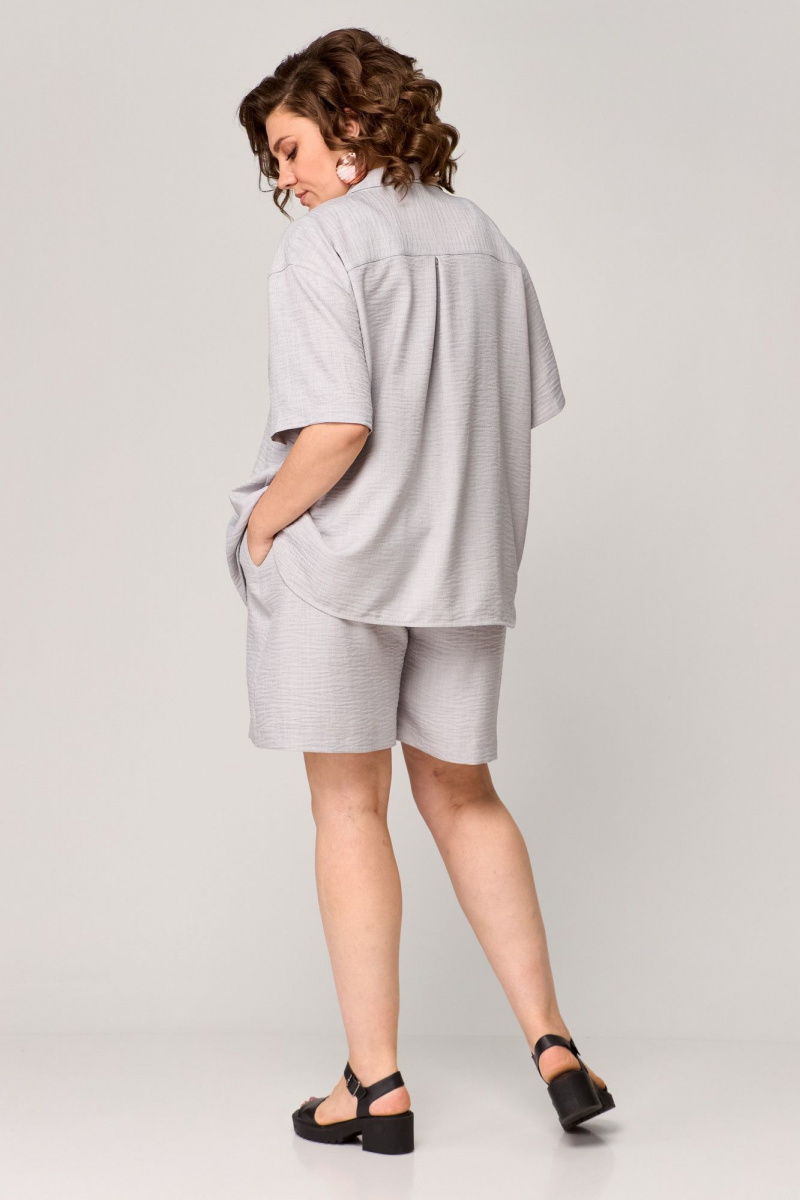 Женский комплект с шортами ANASTASIA MAK 1190 серый