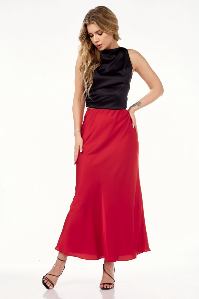 Юбки Lady Line 558/1 красный