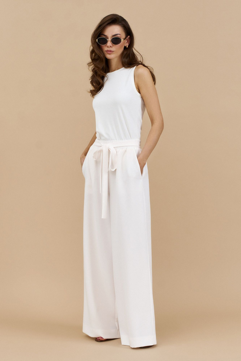Брюки DiLiaFashion 0874 кремовый