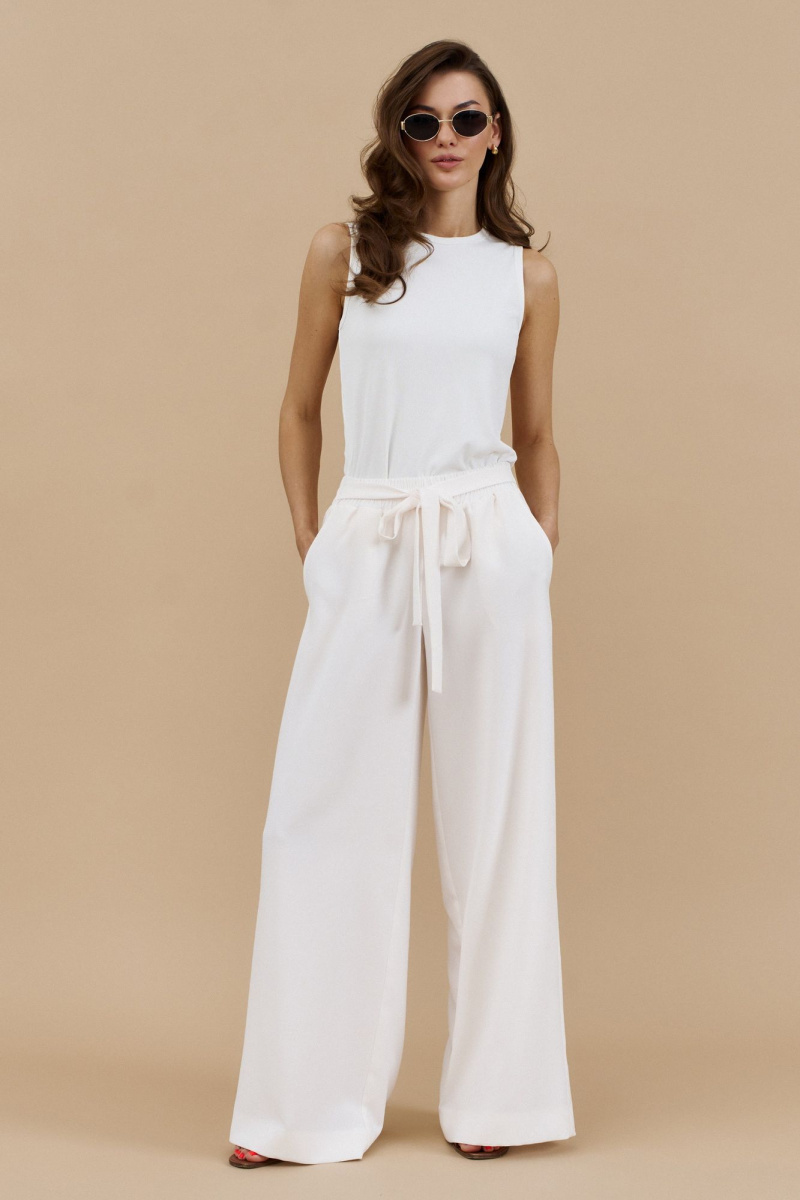 Брюки DiLiaFashion 0874 кремовый