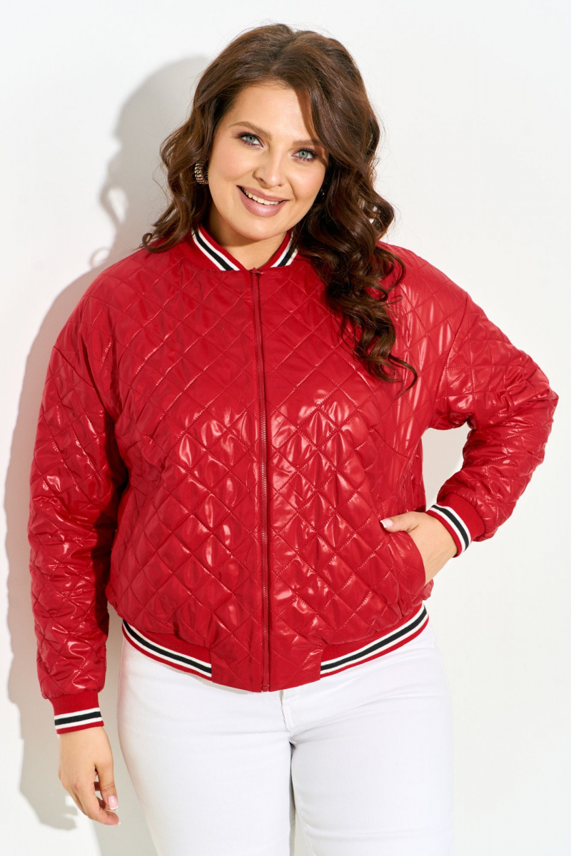 Женская куртка IVA 1590 красный