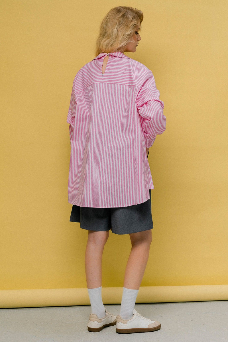 Блузы JRSy 2446 розовая_полоса