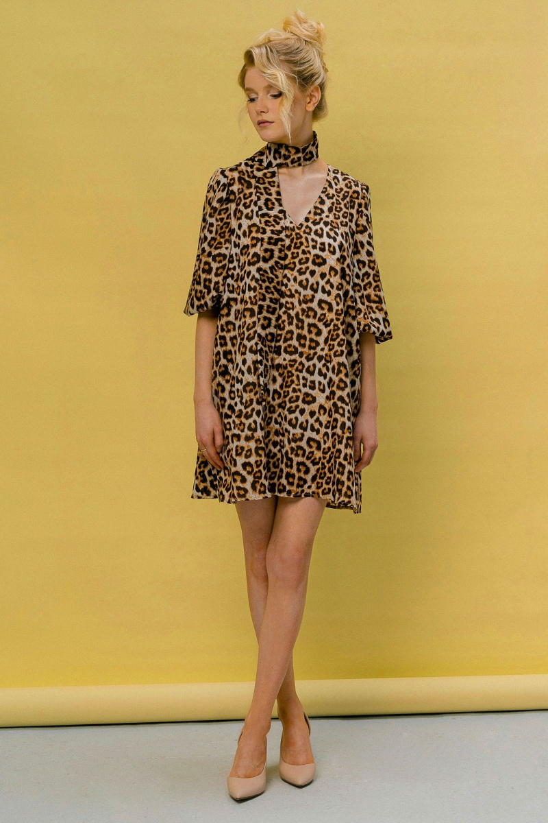 Платья JRSy 2461 леопард