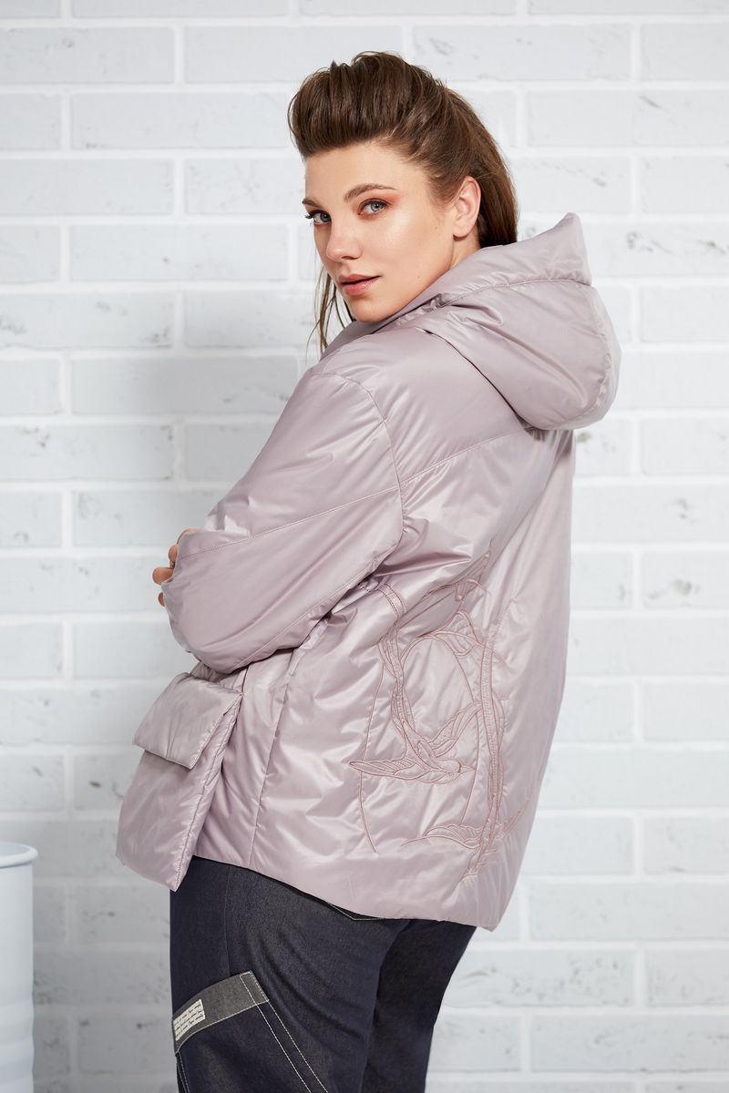 Женская куртка AVE RARA 1001 пыльно-розовый