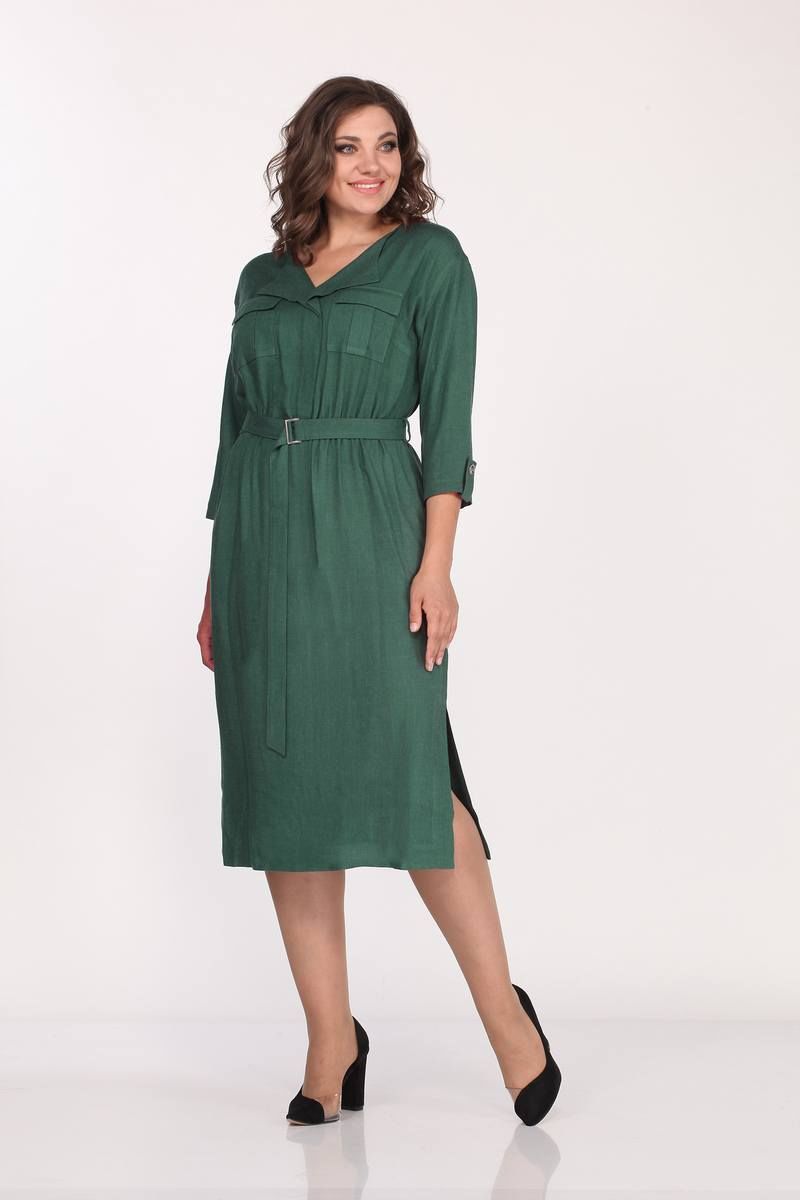 Платье Lady Style Classic 1931 зеленые_тона