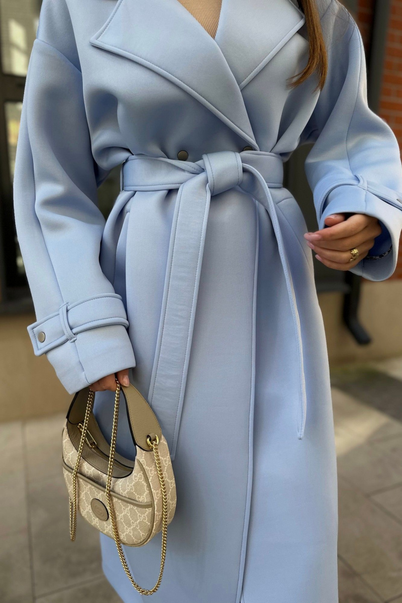 Женское пальто Skipper Design 116_NEO голубой