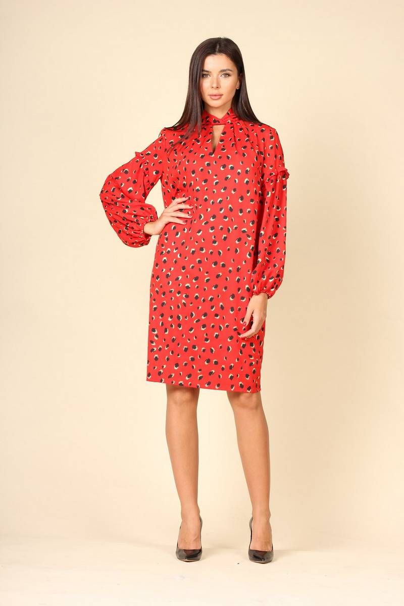 Платье Faufilure С1021-1 красный