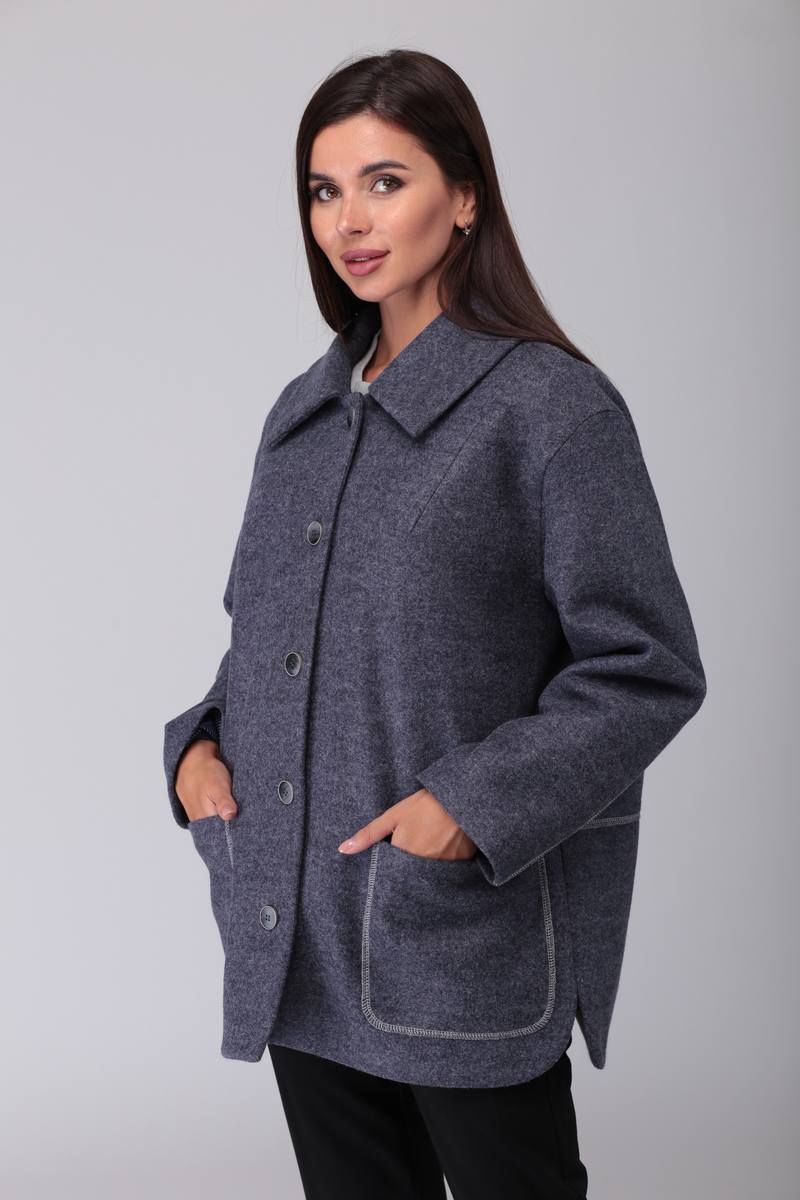 Женское пальто TAiER 881 синий