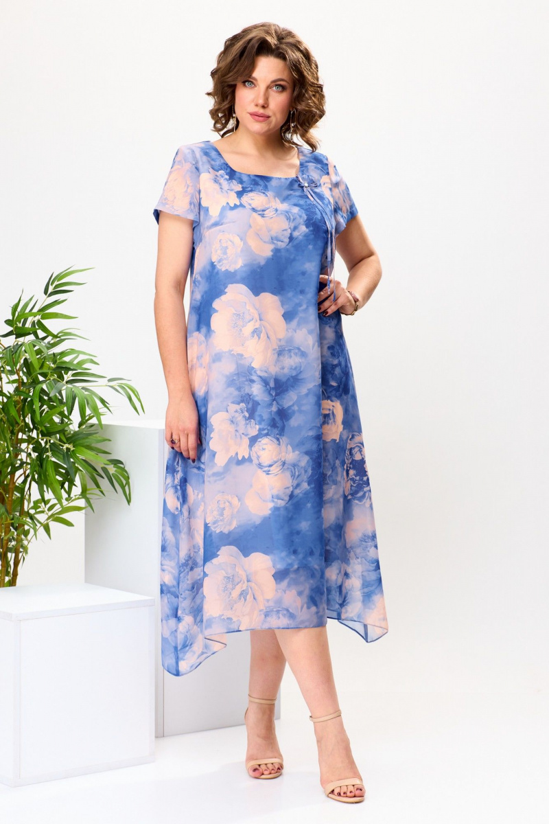 Платья Romanovich Style 1-1332 ярко-голубой