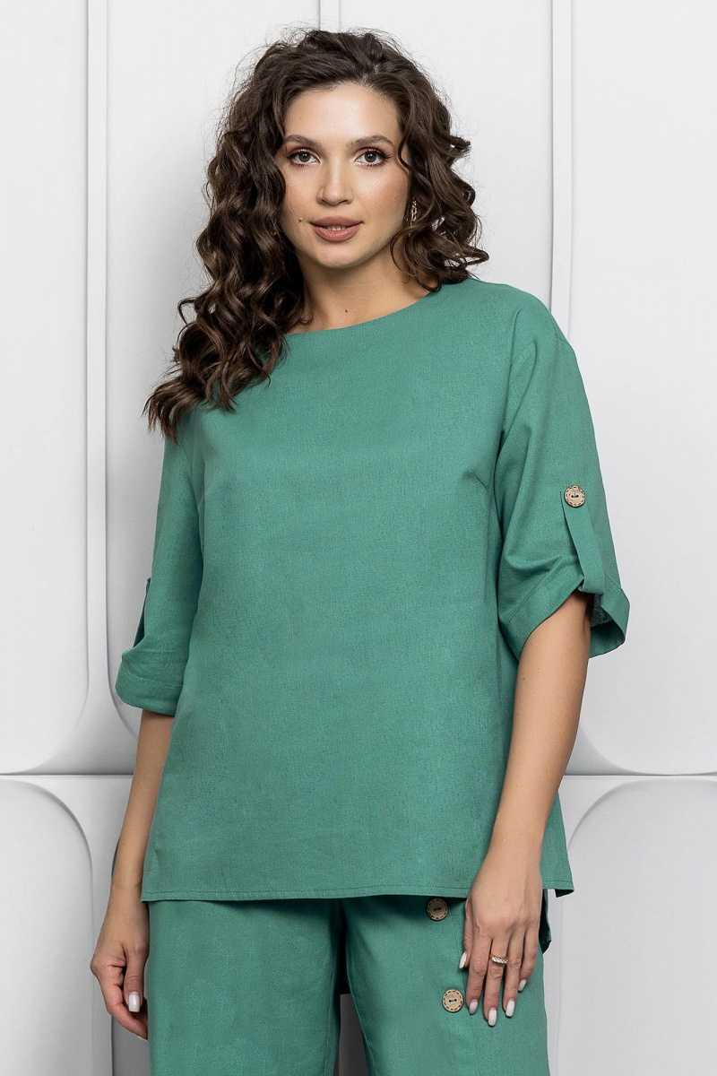 Брючный комплект Gold Style 2627 изумрудный
