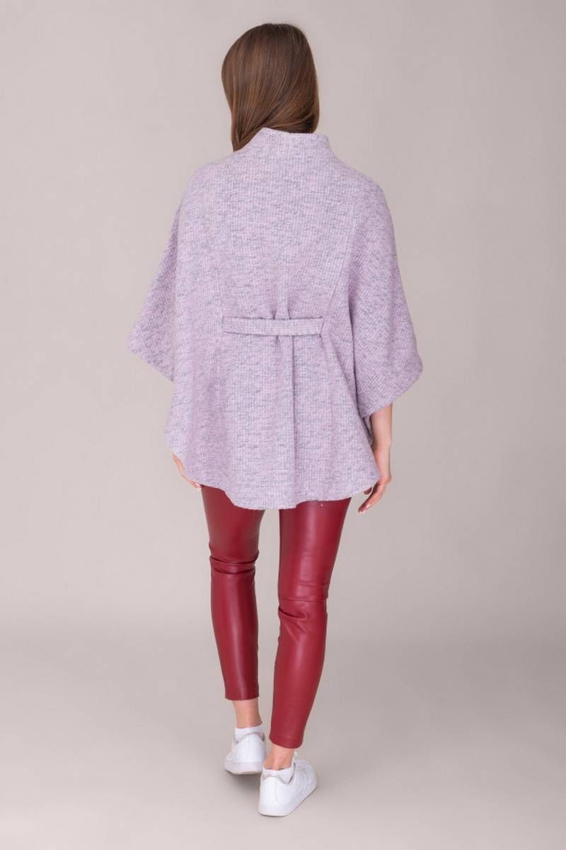 Женское пальто Winkler’s World 587 серо-розовый
