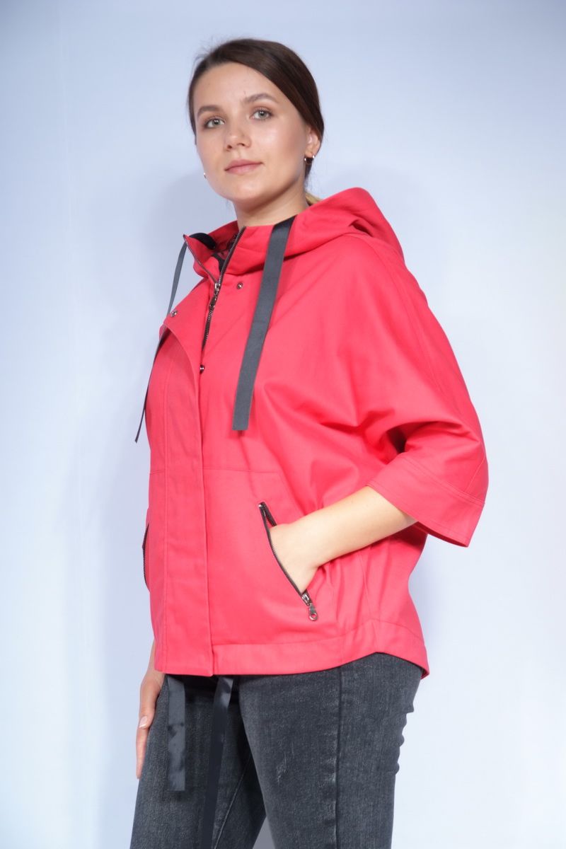 Женская куртка LUXTEX 0318 красный