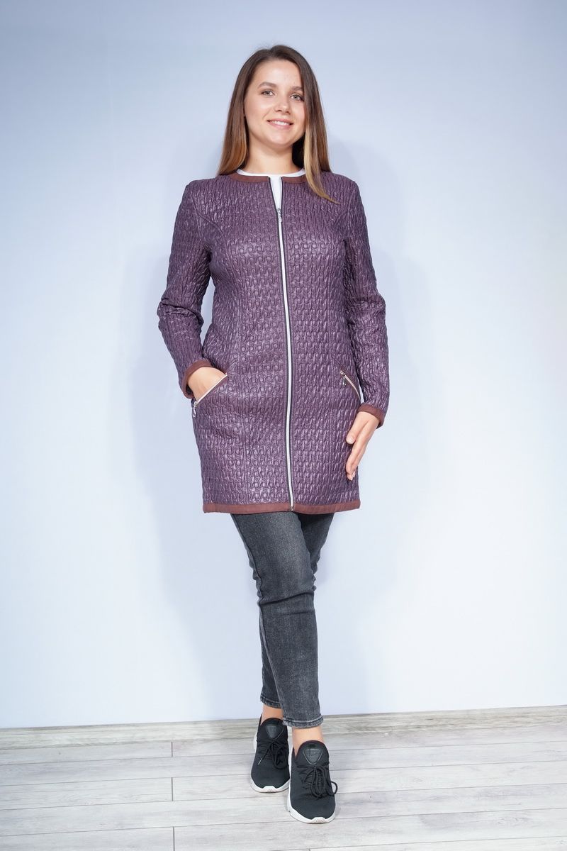 Женская куртка LUXTEX 0416 фиолет