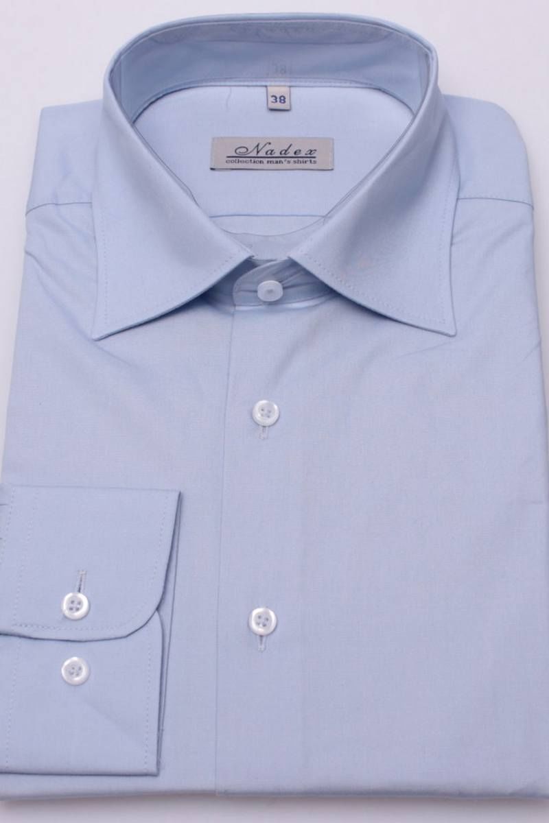 Рубашки с длинным рукавом Nadex 954022И голубой