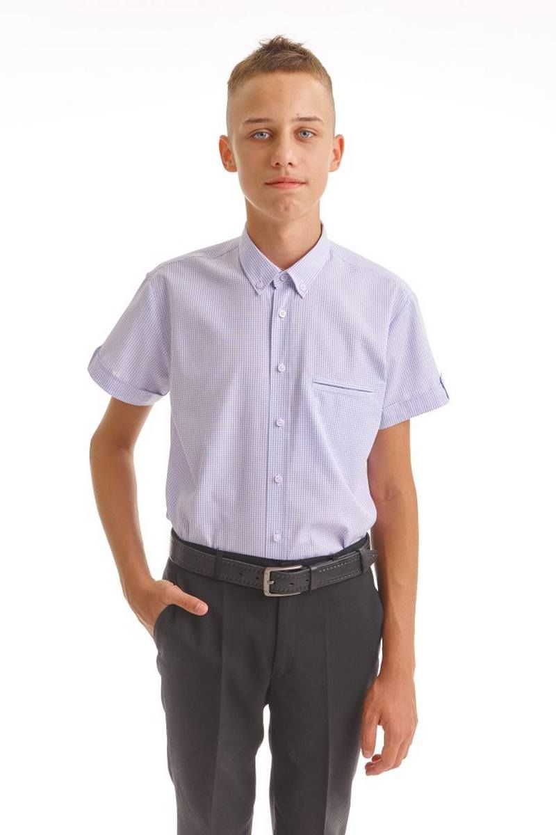 Рубашки с коротким рукавом Nadex 931034И бело-сиреневый