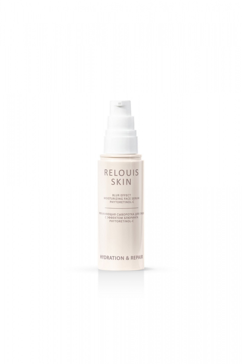 Сыворотки и концентраты Relouis SKIN HYDRATION & REPAIR BLUR EFFECT MOISTURIZING FACE SERUM PHYTORETIN