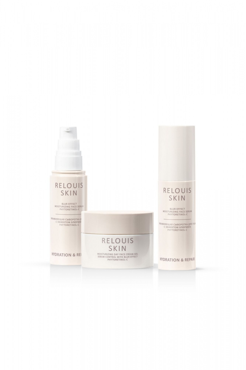 Кремы для лица Relouis SKIN HYDRATION & REPAIR MOISTURIZING DAY FACE CREAM-GEL SERUM CONTROL