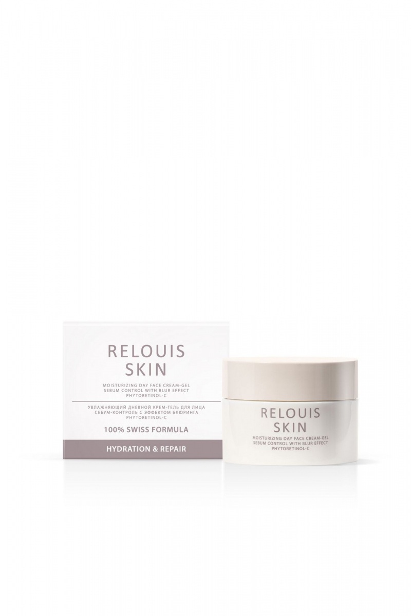 Кремы для лица Relouis SKIN HYDRATION & REPAIR MOISTURIZING DAY FACE CREAM-GEL SERUM CONTROL