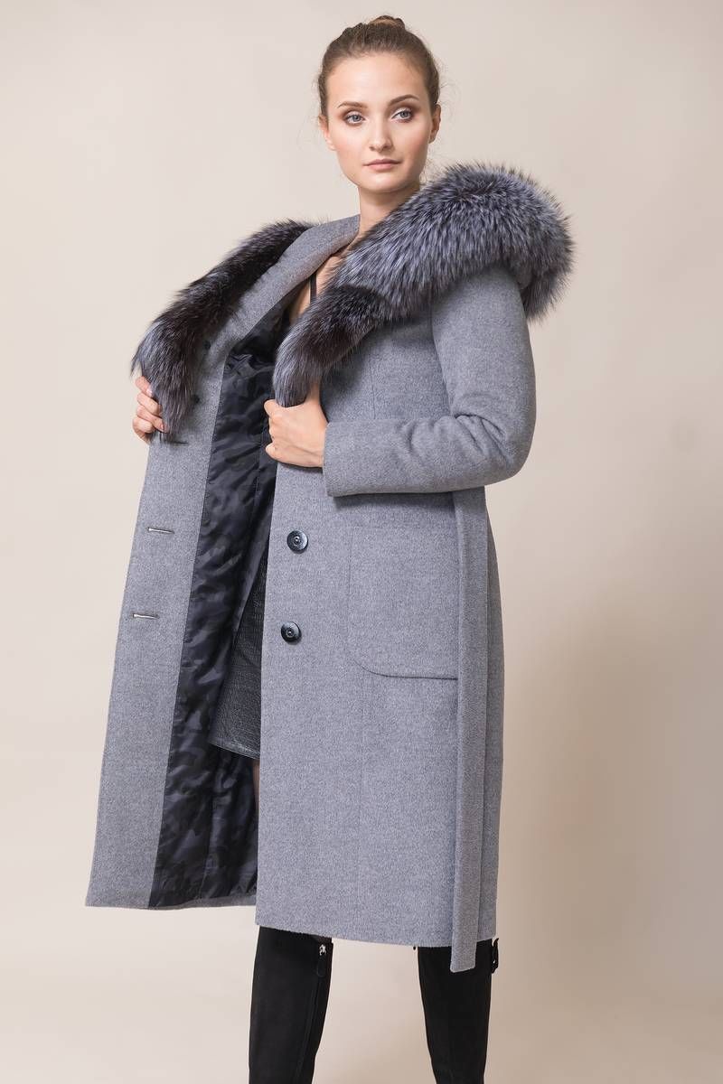 Женское пальто Winkler’s World 599з серый