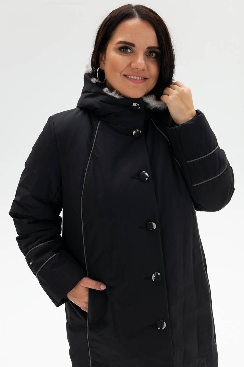Женское пальто Bugalux 461 164-черный